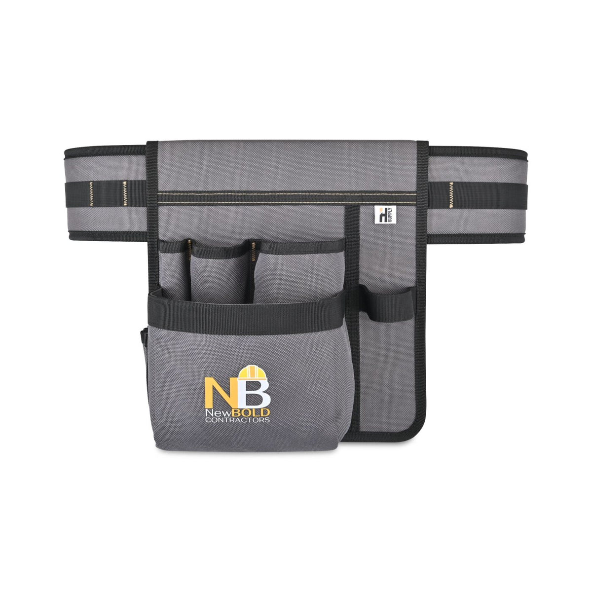 Recycled Tool Belt Pouch with Quick Release Buckle - Dark Grey - View 2