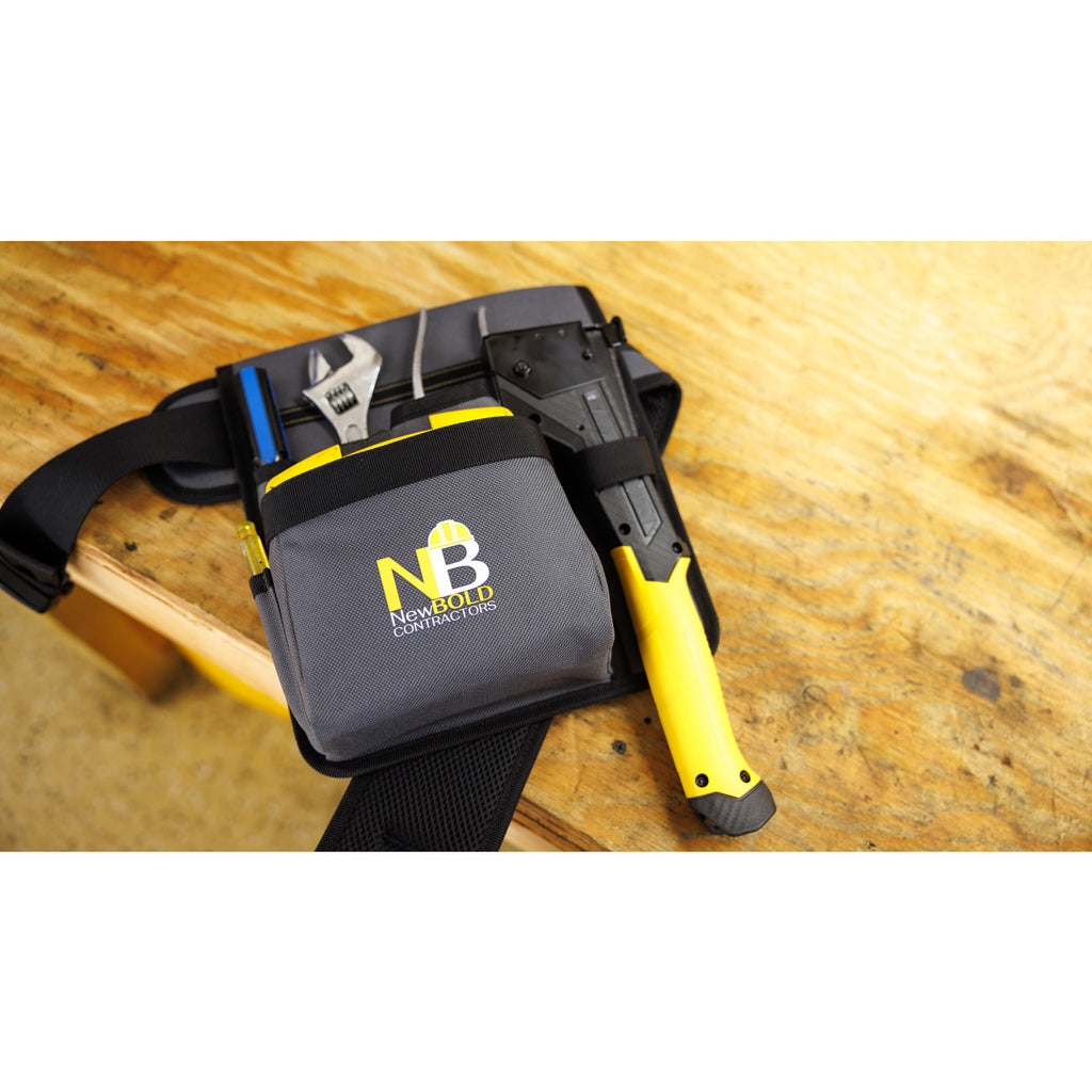 Recycled Tool Belt Pouch with Quick Release Buckle - Dark Grey - View 6