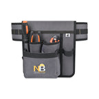 Recycled Tool Belt Pouch with Quick Release Buckle Embroidery - Dark Grey - View 1