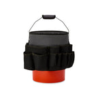 Recycled Tool Organizer for 5 Gallon Buckets Embroidery - Dark Grey - View 3