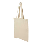 Recycled Twill Convention Tote, 6 oz - Natural - Left Angle
