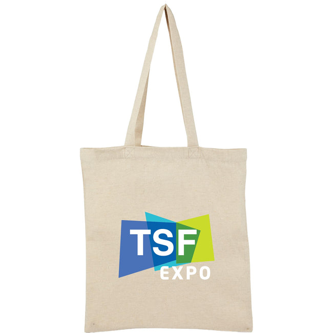 Recycled Twill Convention Tote, 6 oz Transfer