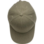 Recycled Twill Five Panel Ball Cap Embroidery - Olive - Top