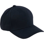 Recycled Twill Five Panel Ball Cap Transfer - Navy - Right Angle