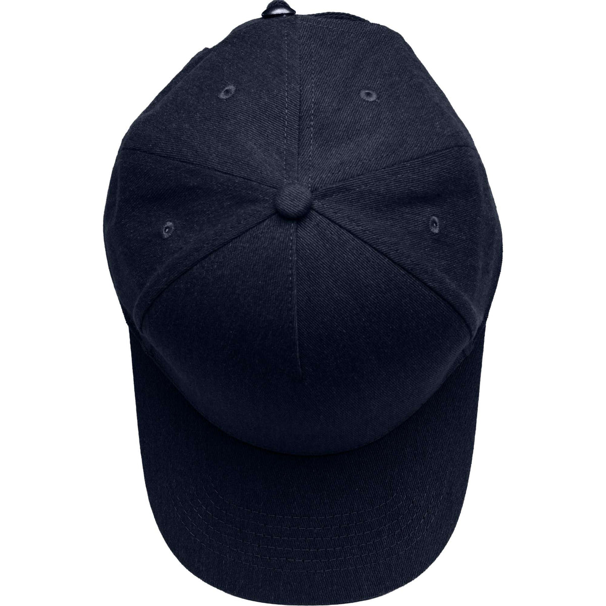 Recycled Twill Five Panel Ball Cap Transfer - Navy - Top