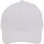 Recycled Twill Five Panel Ball Cap Transfer - White - Front