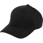 Recycled Twill Six Panel Ball Cap Transfer - Black - Left Angle 2