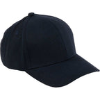 Recycled Twill Six Panel Ball Cap Transfer - Navy - Right Angle