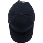 Recycled Twill Six Panel Ball Cap Transfer - Navy - Top