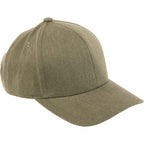 Recycled Twill Six Panel Ball Cap Transfer - Olive - Right Angle