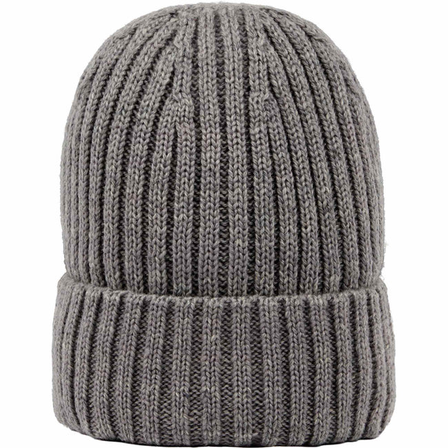 Recycled Wool Blend Beanie Embroidery