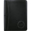 Recycled Writing Pad with Mesh ID Window Debossing - Black - Front