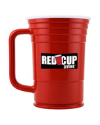 Red Cup Living Reusable Beer Mug, 24 oz - Red - Back