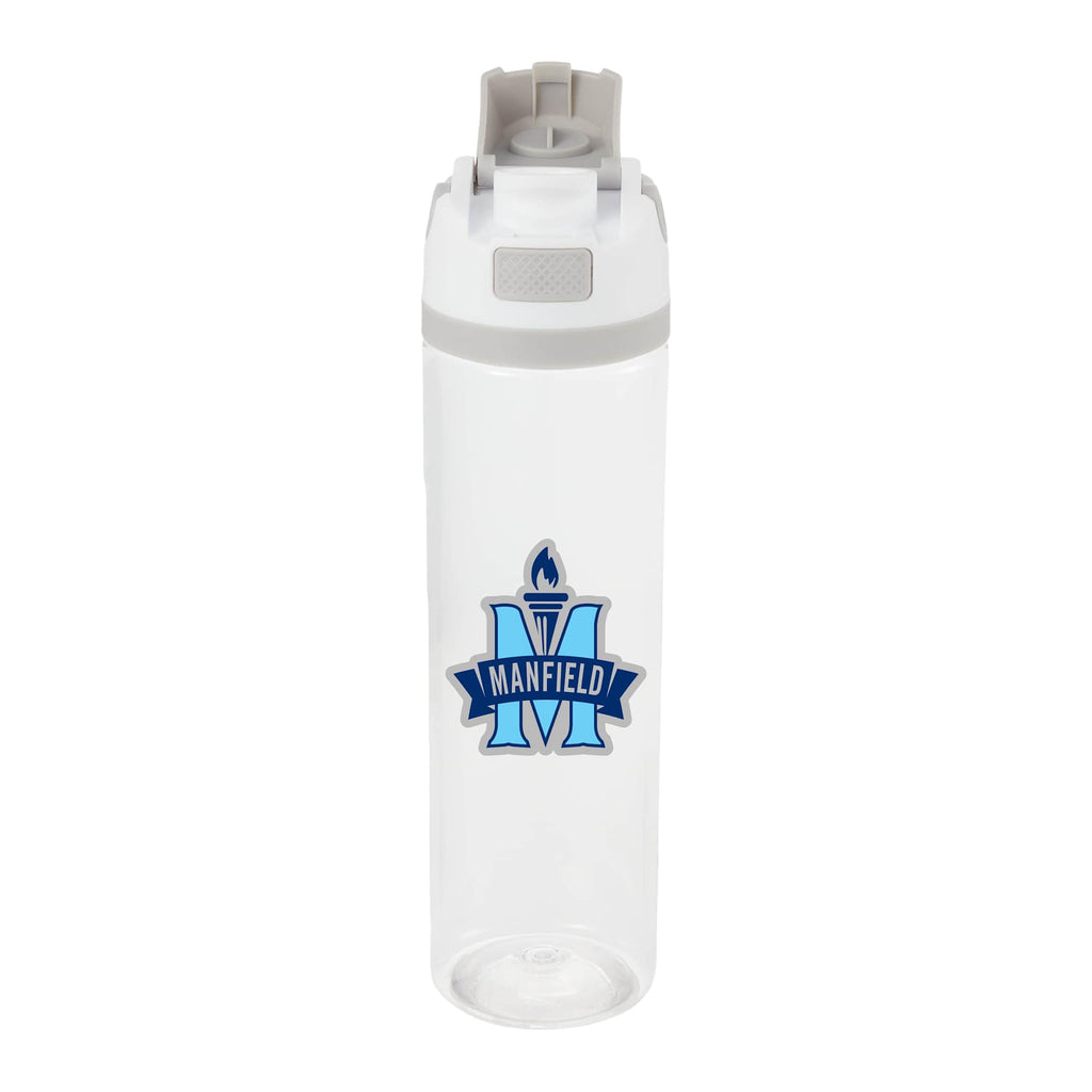 Reef Flip-Top Bottle in Tritan Renew, 30 oz - Clear - Front