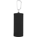Refillable Bandage Dispenser with Carabiner - Black - Back