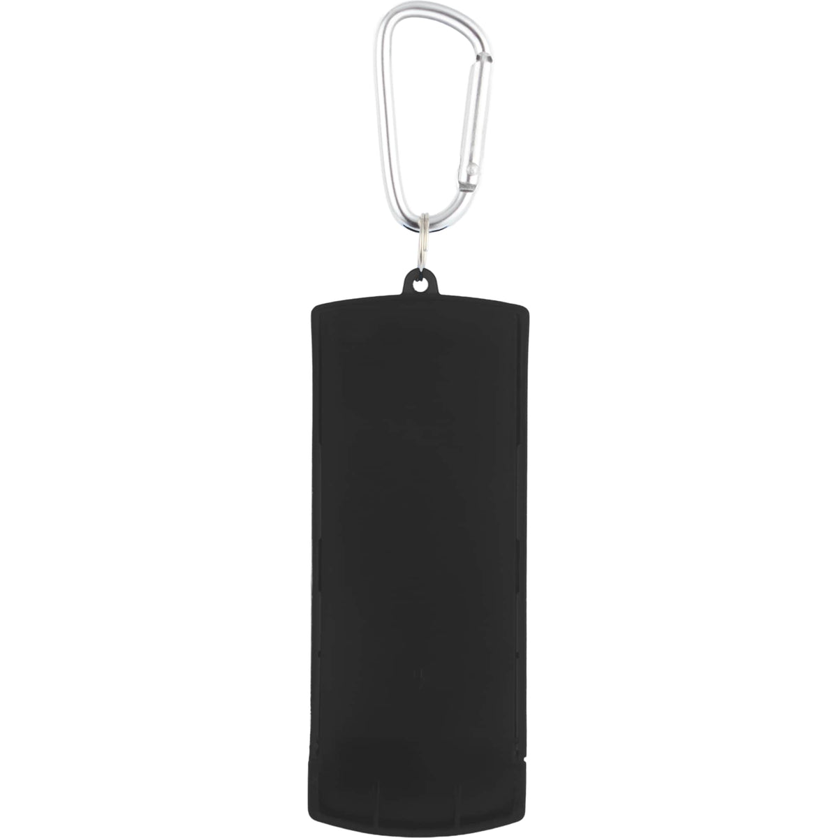 Refillable Bandage Dispenser with Carabiner - Black - Back