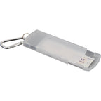 Refillable Bandage Dispenser with Carabiner - Clear - Detail