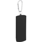 Refillable Bandage Dispenser with Carabiner Full Color - Black - Right Angle