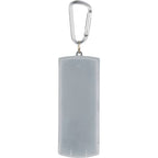 Refillable Bandage Dispenser with Carabiner Full Color - Clear - Back