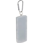 Refillable Bandage Dispenser with Carabiner Full Color - Clear - Right Angle
