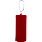 Refillable Bandage Dispenser with Carabiner - RED - Back