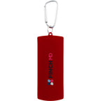 Refillable Bandage Dispenser with Carabiner - RED - Front