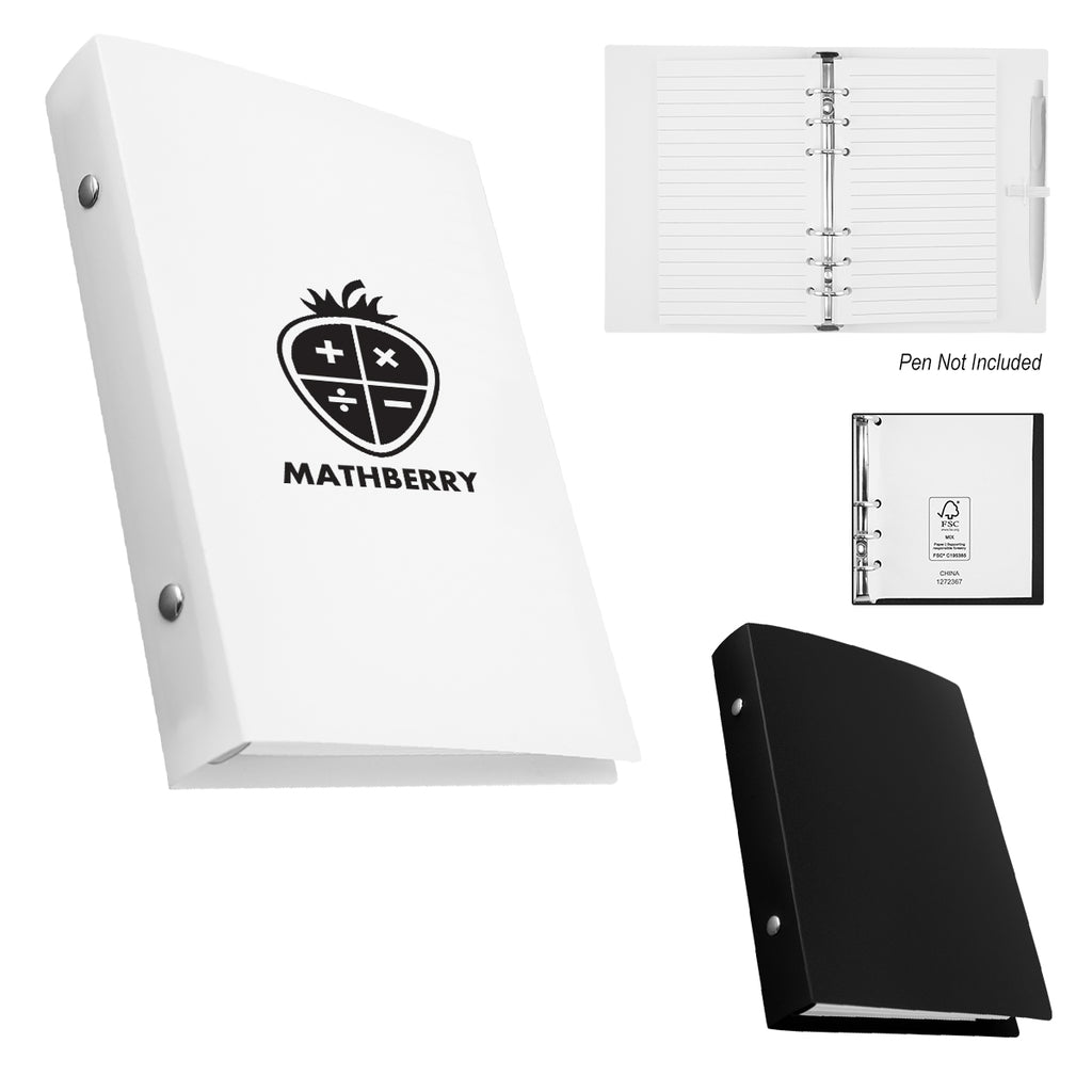 Refillable Mini Binder, Frosted and Recycled