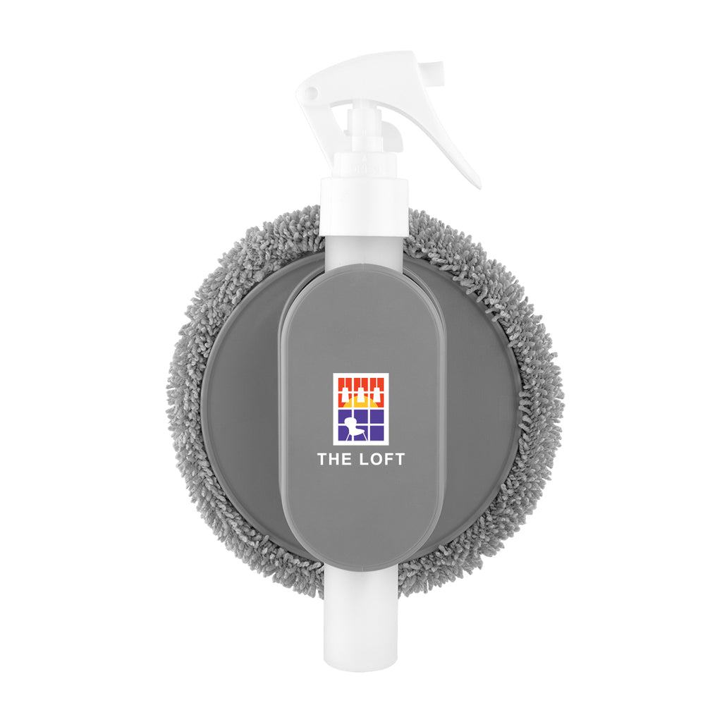 Refillable Spray Bottle with Cleaning Cloth Full Color - Full Color