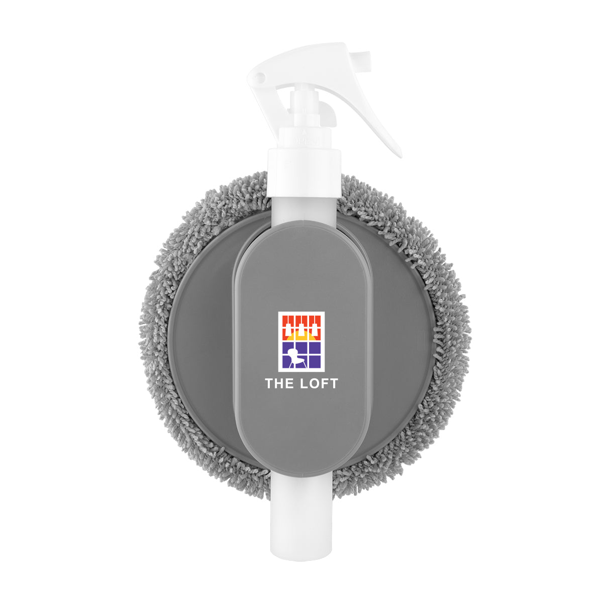 Refillable Spray Bottle with Cleaning Cloth Full Color - Full Color