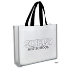 Reflective Coloring Tote Bag with Crayons, Non-Woven - Silk Screen