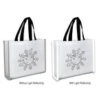 Reflective Coloring Tote Bag with Crayons, Non-Woven - Silk Screen