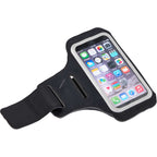 Reflective Phone Arm Band for Running Full Color - Black - Right Angle 2
