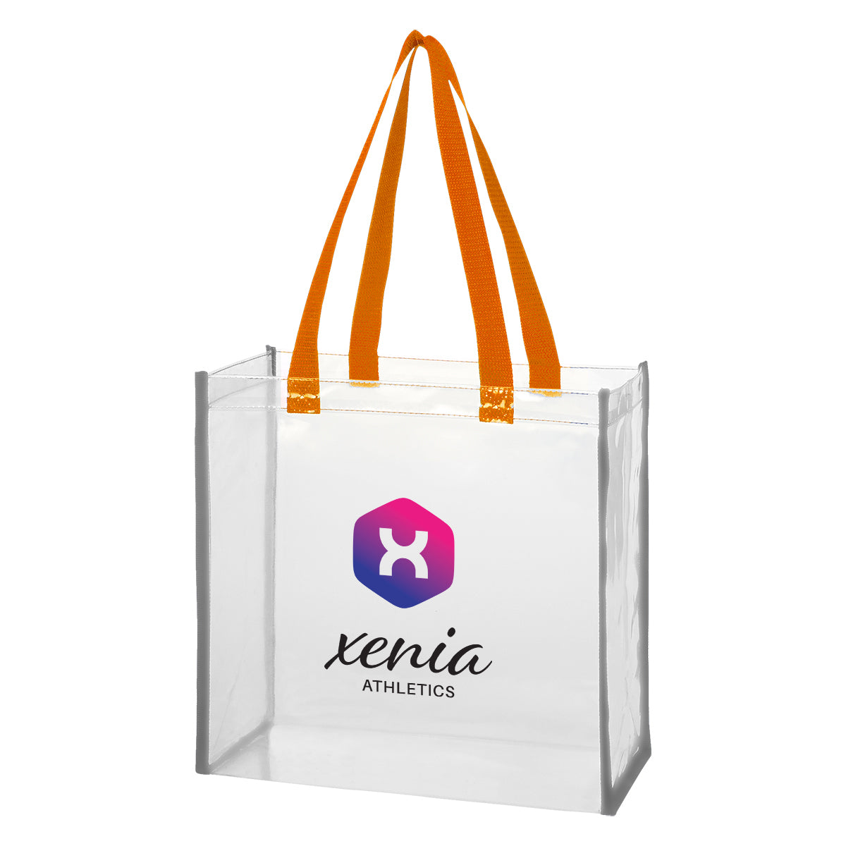 Reflective Shopper Tote Bag in Clear EVA - Colorbrite