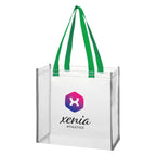 Reflective Shopper Tote Bag in Clear EVA - Colorbrite