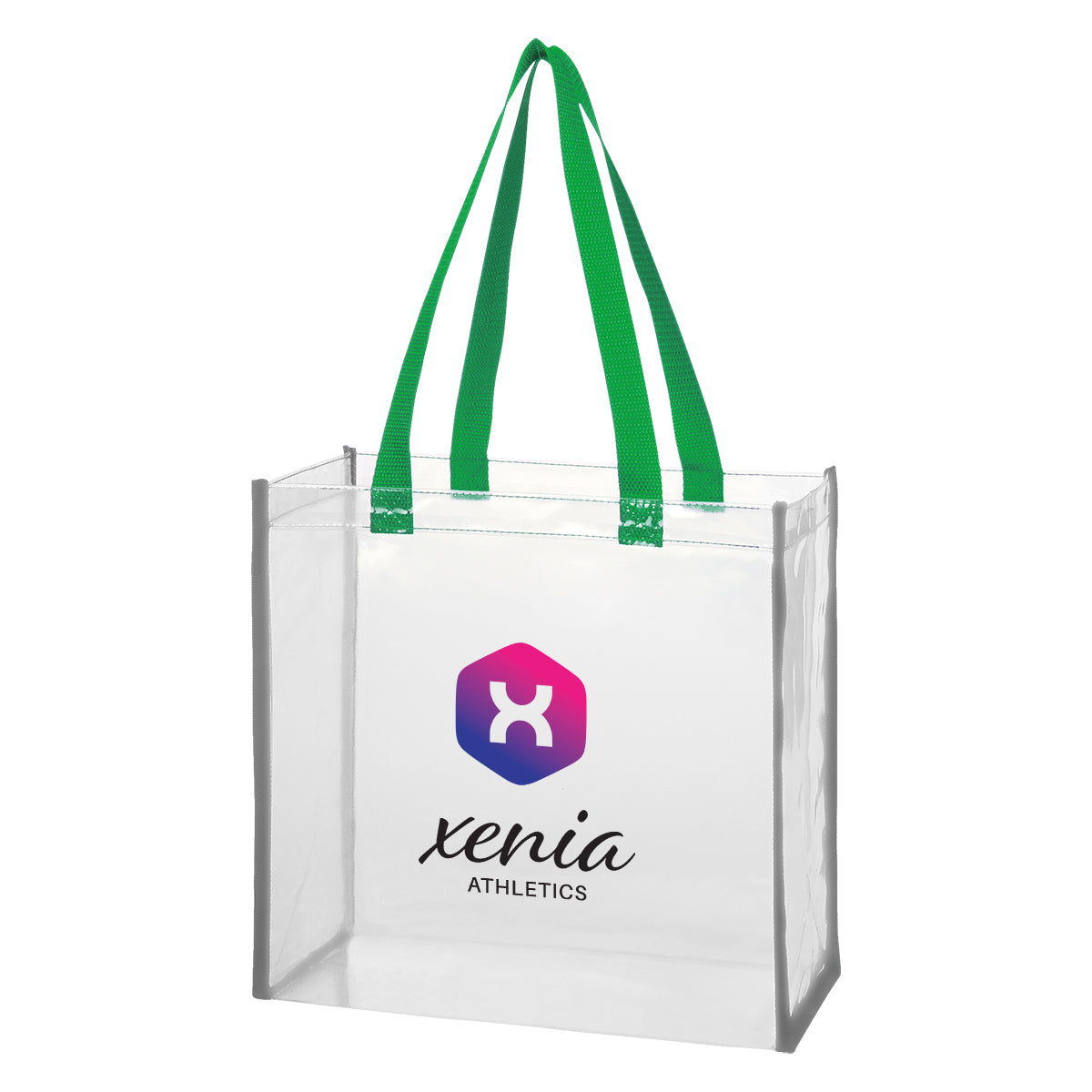 Reflective Shopper Tote Bag in Clear EVA - Colorbrite