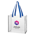 Reflective Shopper Tote Bag in Clear EVA - Colorbrite
