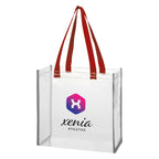 Reflective Shopper Tote Bag in Clear EVA - Colorbrite