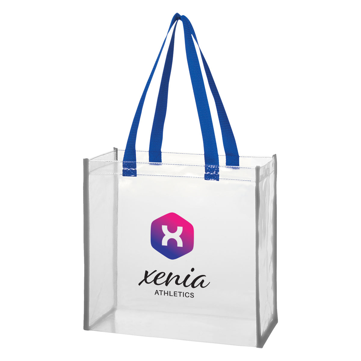 Reflective Shopper Tote Bag in Clear EVA - Colorbrite