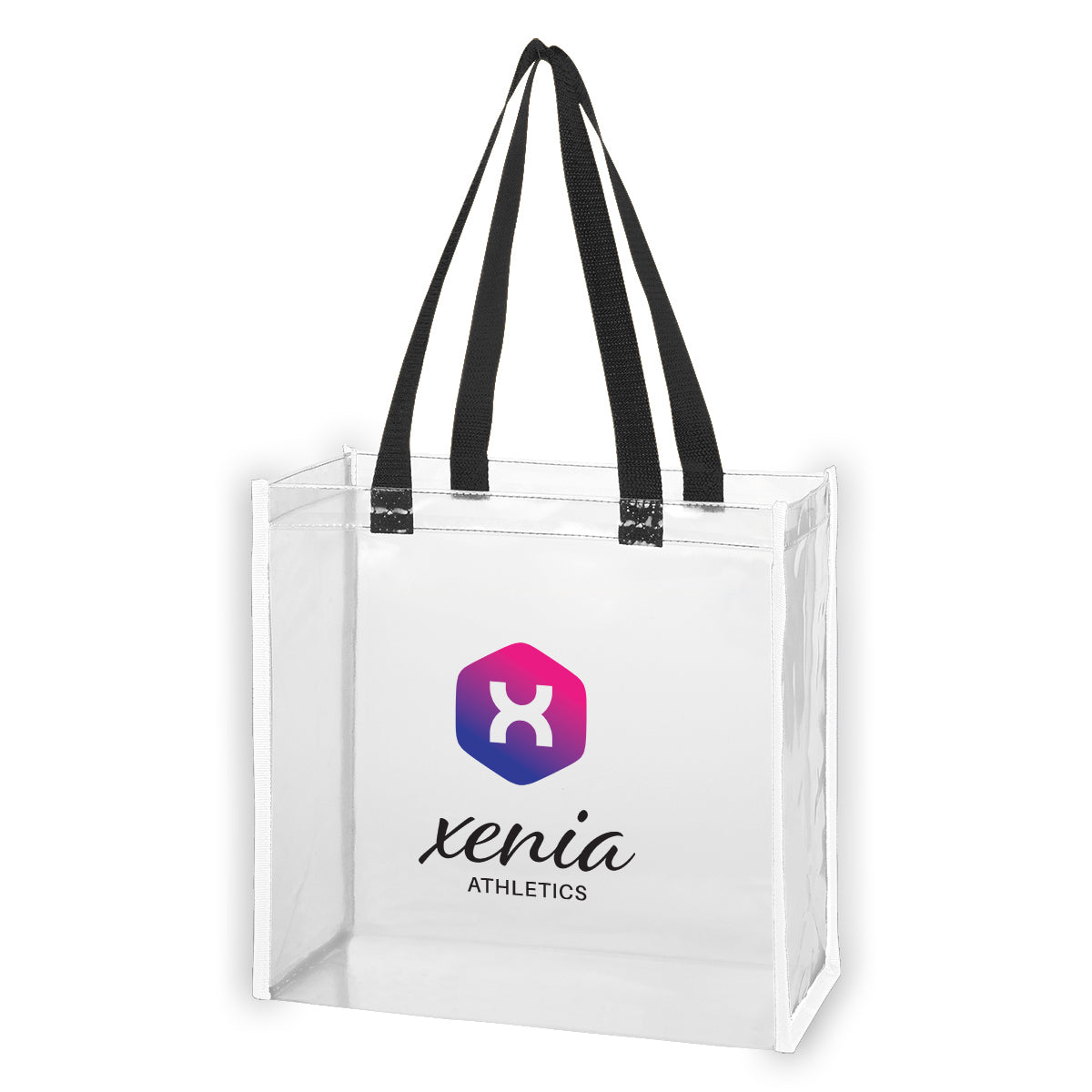 Reflective Shopper Tote Bag in Clear EVA - Reflective_Colorbrite