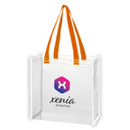 Reflective Shopper Tote Bag in Clear EVA - Reflective_Colorbrite