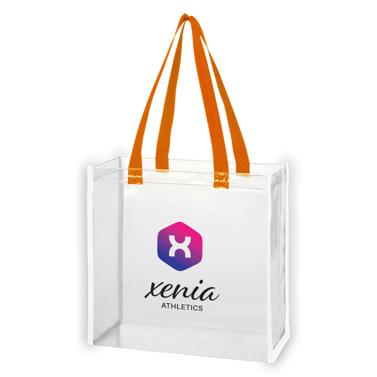 Reflective Shopper Tote Bag in Clear EVA - Reflective_Colorbrite