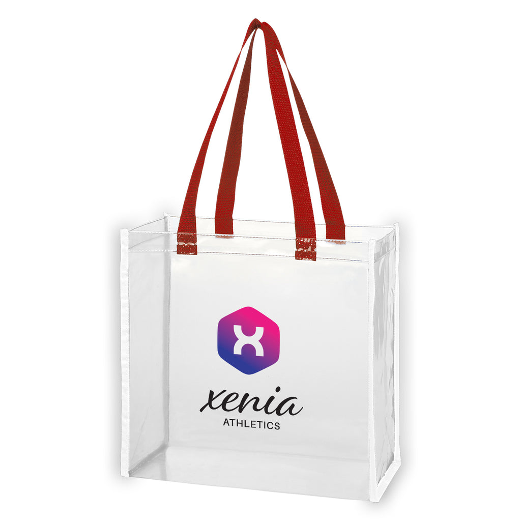 Reflective Shopper Tote Bag in Clear EVA - Reflective_Colorbrite