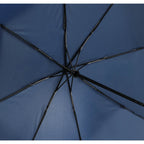Reflective Trim Auto Umbrella in Recycled Fabric, 48 Inch - Navy - Detail