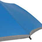Reflective Trim Auto Umbrella in Recycled Fabric, 48 Inch Transfer - Royal - Detail 3