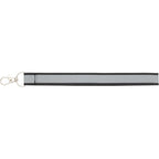 Reflective Wrist Lanyard in Recycled Polyester - Black - Back
