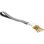 Reflective Wrist Lanyard in Recycled Polyester - Black - Detail