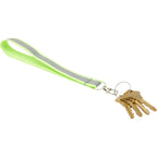 Reflective Wrist Lanyard in Recycled Polyester - Yellow - Detail