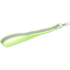 Reflective Wrist Lanyard in Recycled Polyester - Yellow - Right Angle