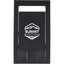 Reflex Foldable Phone Stand in Recycled Plastic - Black - Front