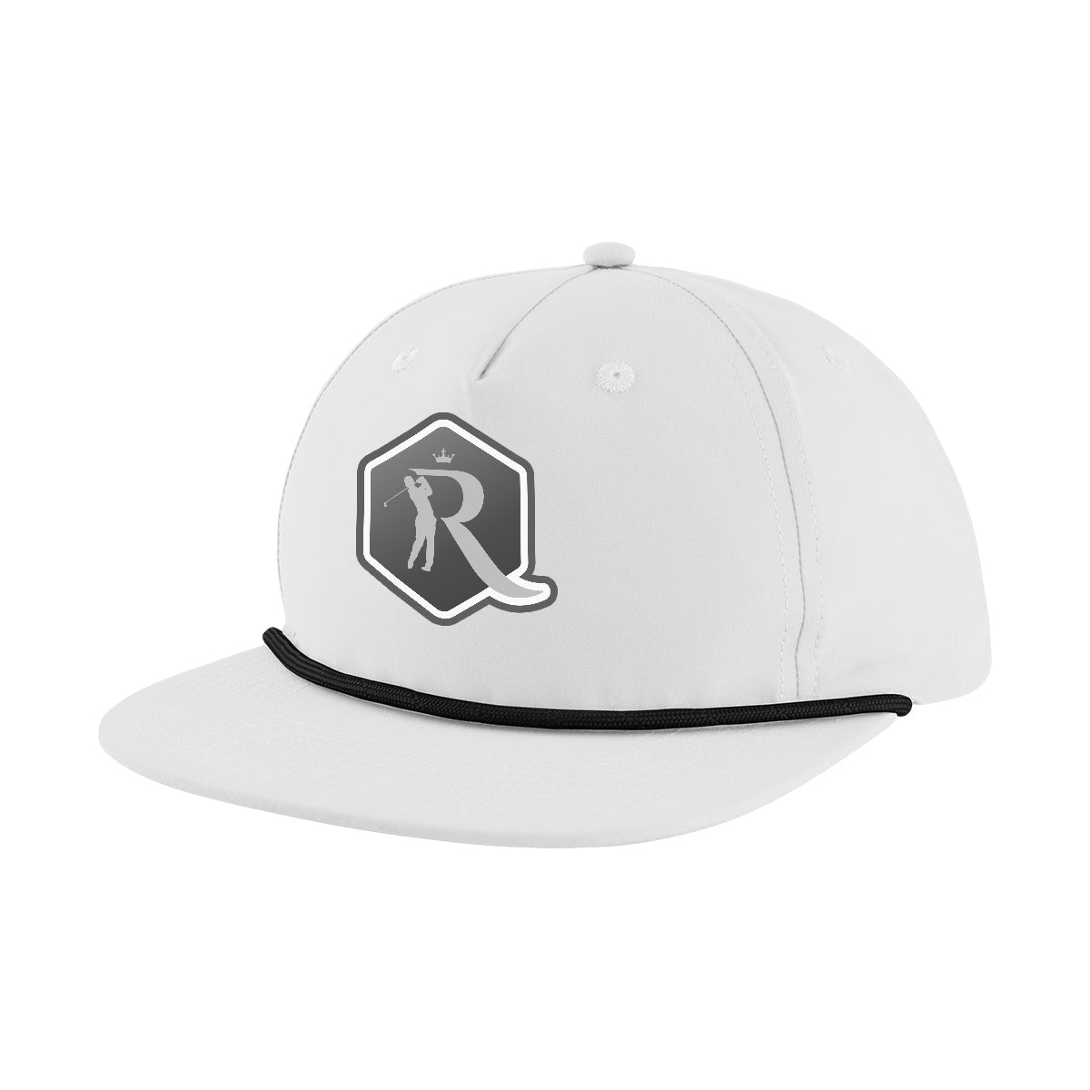 Reggie Rope Cap, Recycled Embroidery - Black - Colorbrite